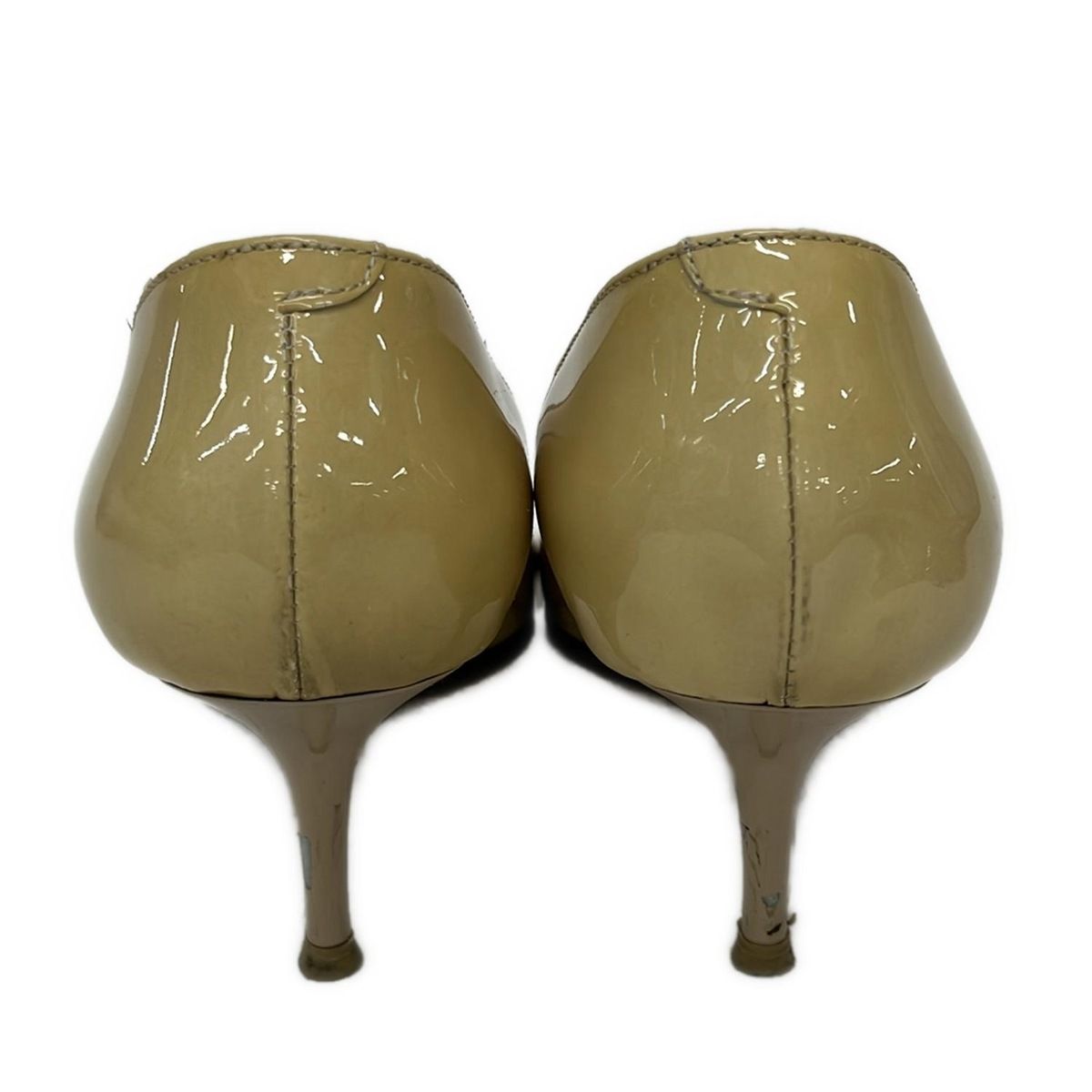 JIMMY CHOO(ジミーチュウ) パンプス 36 1/2 レディース - ベージュ