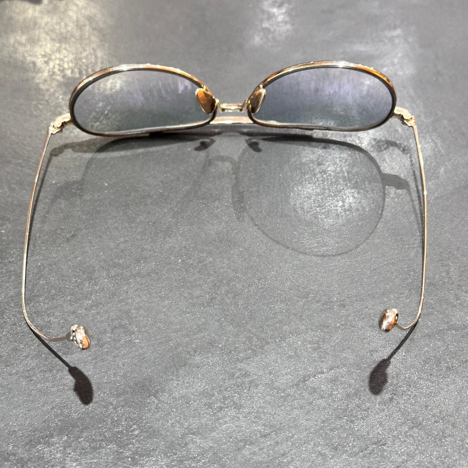 CHROME HEARTS BONE PRONE IV 18KGP ティアドロップ型サングラス