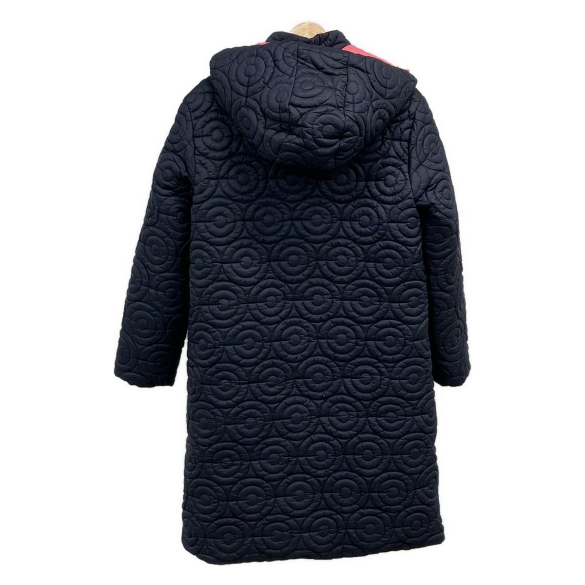 MARNI マルニ コート サイズ14 XL レディース - ネイビー 長袖 キルティング 中綿 ジップアップ フード着脱可 冬