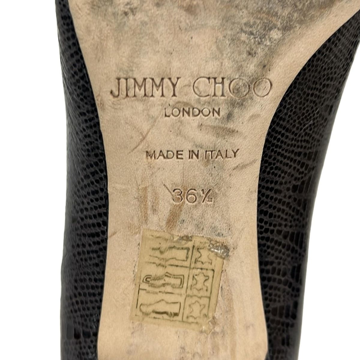 JIMMY CHOO(ジミーチュウ) パンプス 36 1/2 レディース - 黒