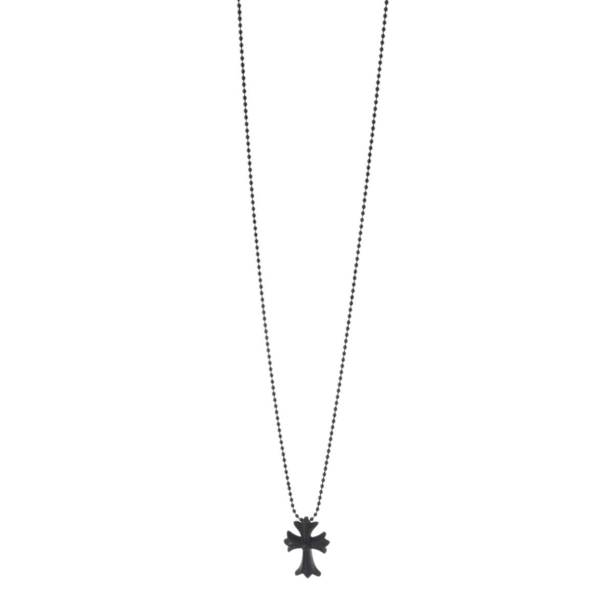 CHROME HEARTS/クロムハーツ ラバー スモールCHクロス ネックレス 