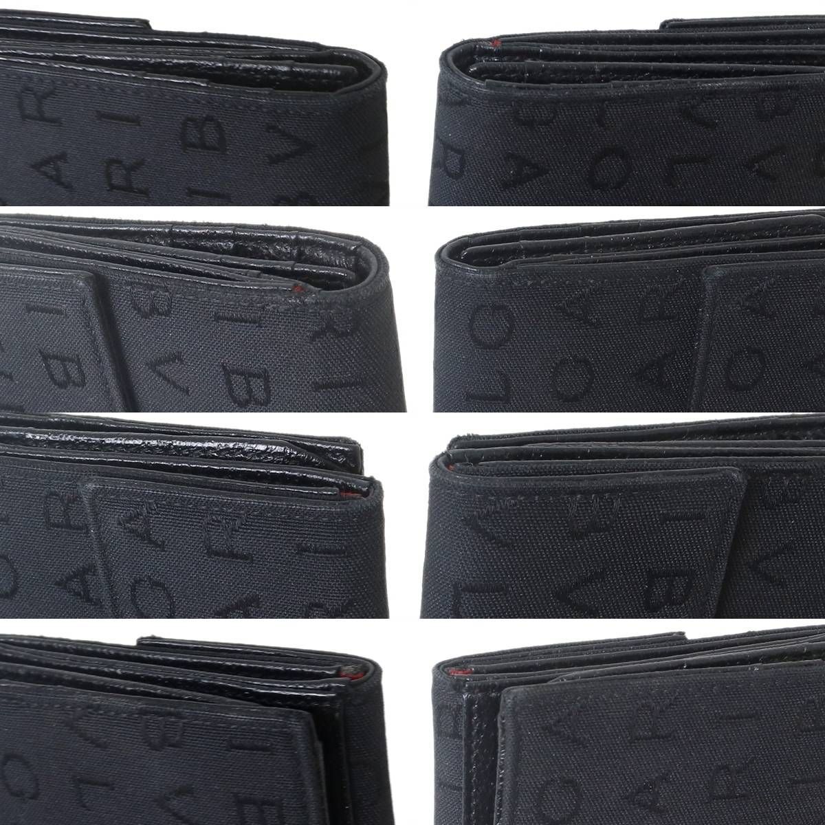 三つ折り長財布 ロゴマニア