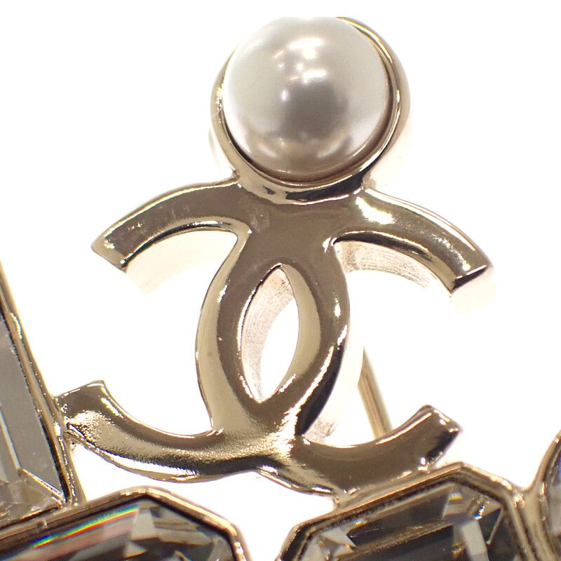 シャネル CHANEL クリスタルパール G22C ブローチ メタル ゴールド シャネル CHANEL クリスタルパール G22C ブローチ メタル ゴールド