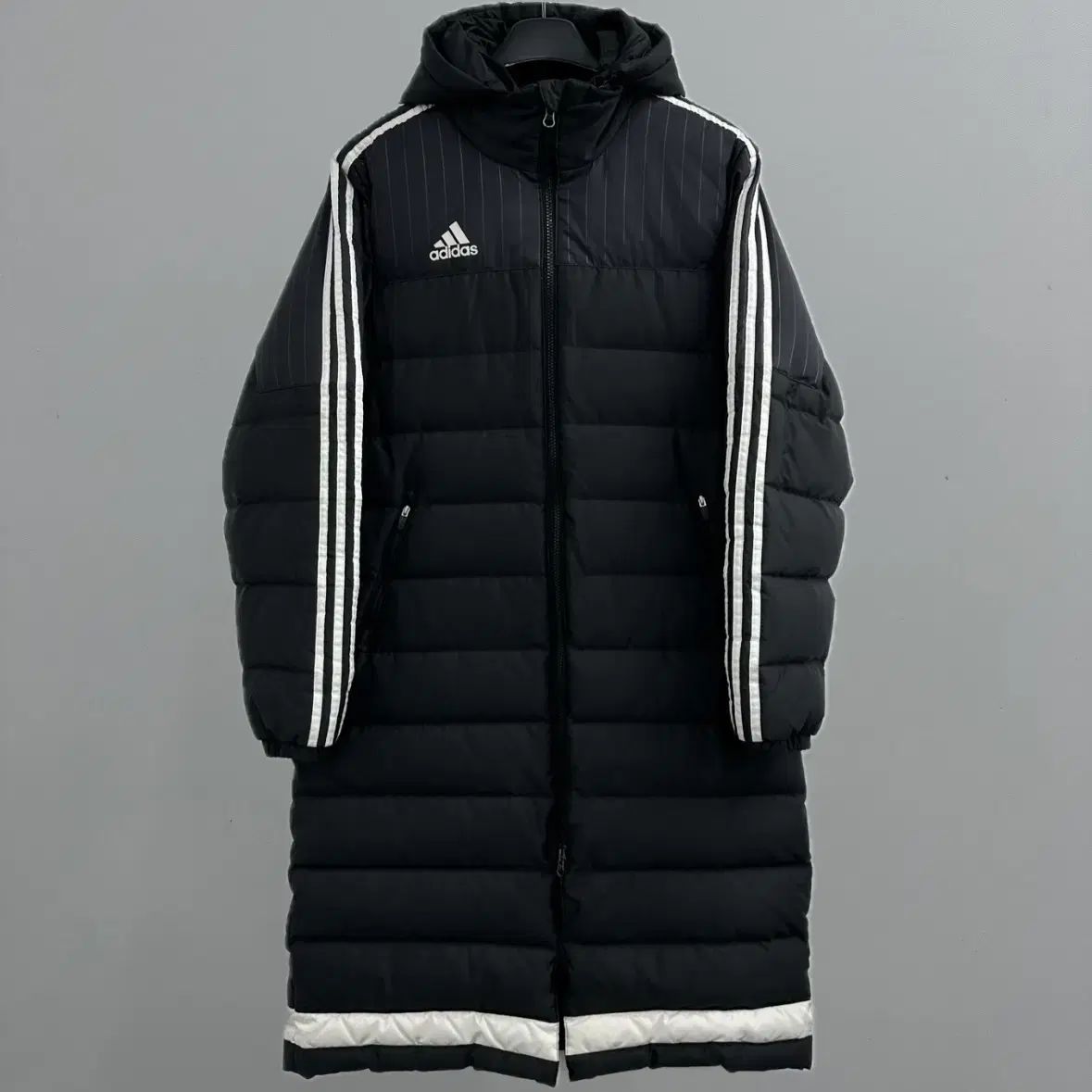 95 アディダス メンズ ダックダウン ロングダウンジャケット