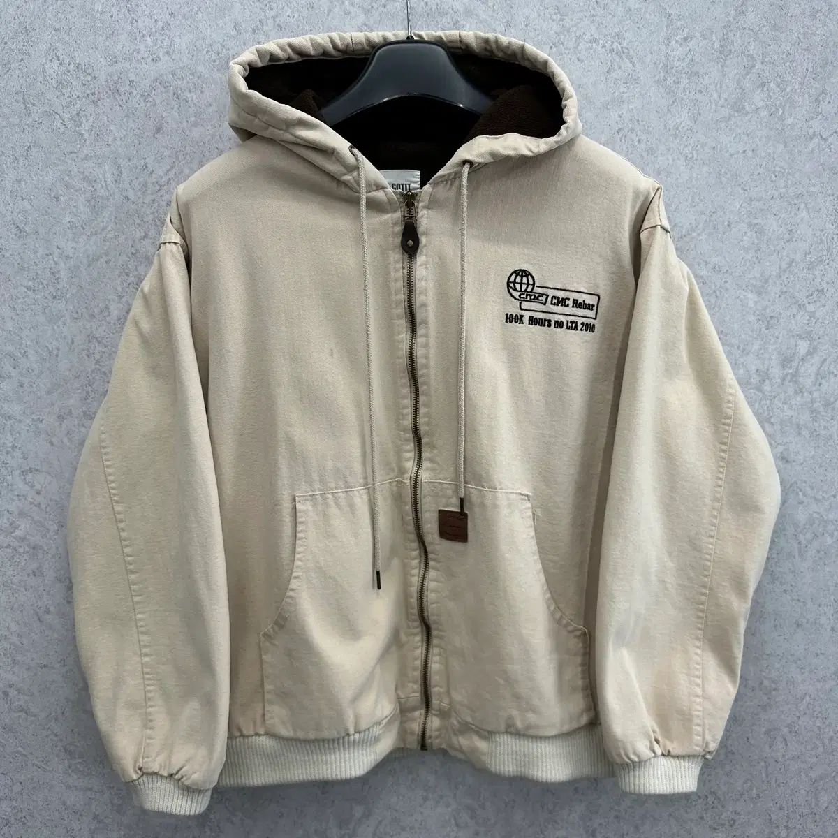 種類17：9:ブラック×ホワイト/4L 【空調服(R)】綿・ポリ混紡 デニム調