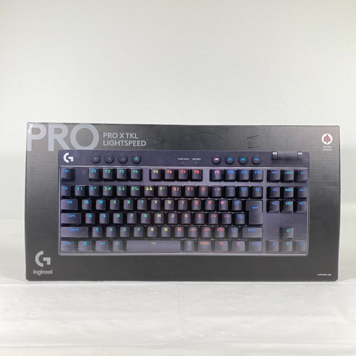 東店65 2685 2512 店舗併売 logicool ロジクール PRO X TKL G PKB 003 WL LNBK 黒 ワイヤレス ゲーミング キーボード 赤軸