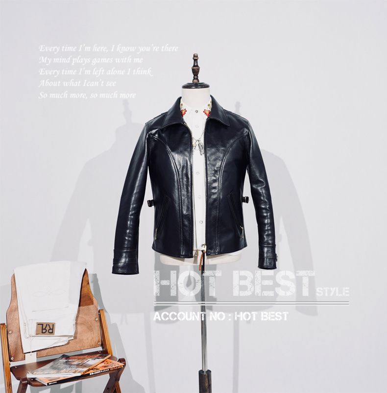 1 4 mm ホースハイド 復刻40 sスタイル シングルライダース 革ジャン レザージャケット 植物鞣し 馬革