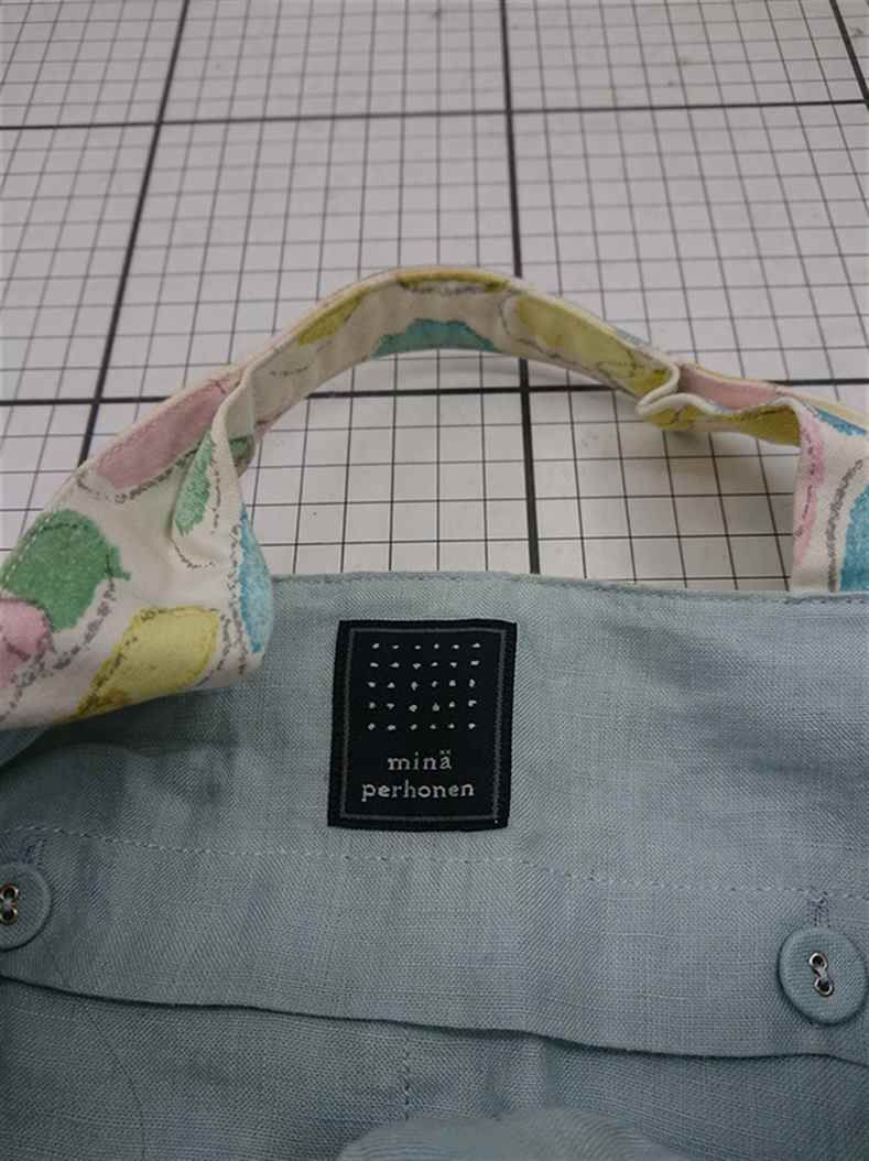 ◇ Θ ミナ ペルホネン mina perhonen エッグバッグ pastel ドット柄