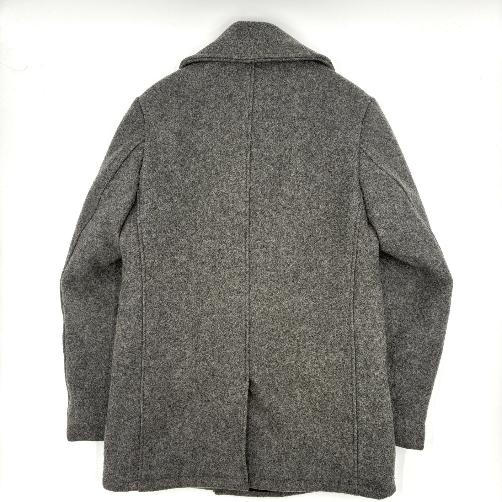 美品 SCHOTT NYC ショット U.S.740N ピーコート ウール グレー メンズ
