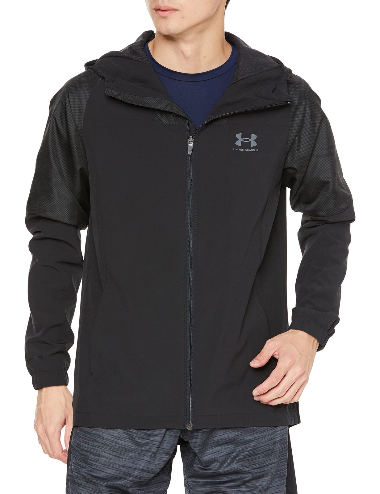 アンダーアーマー UA TRICOT LINED WOVEN JACKET Black XL