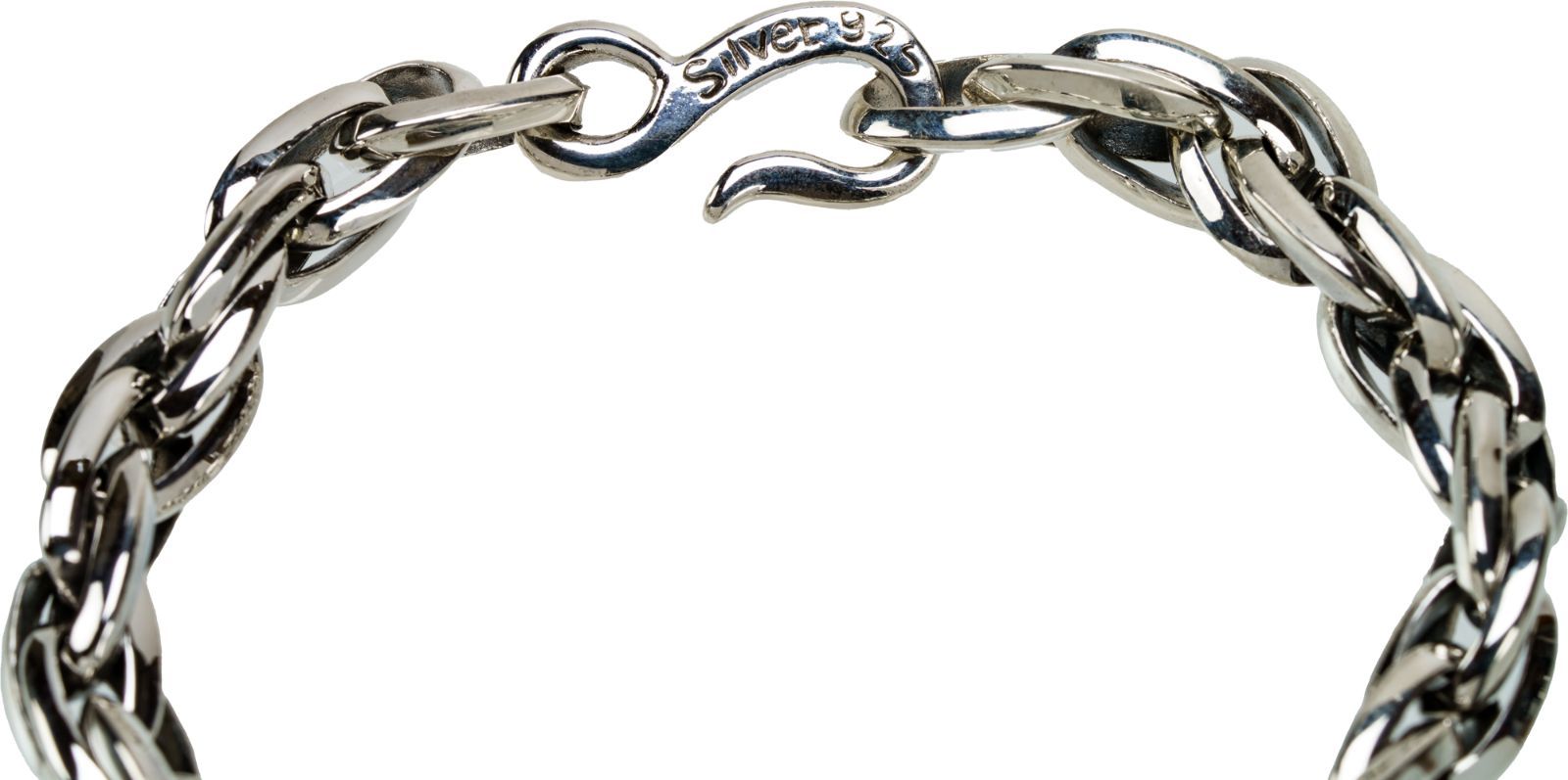  螺旋が導く気品と力強さ 重厚シルバー925ダブルスクリューチェーンブレスレット ブレスレット バングル アクセサリー