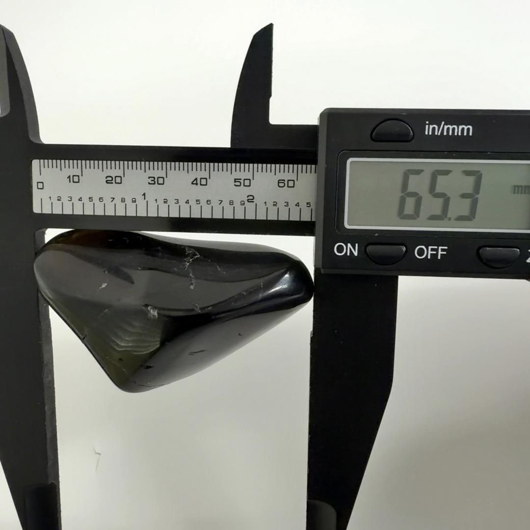 E32069】モリオン ペブル タンブル 黒水晶 Morion 天然石