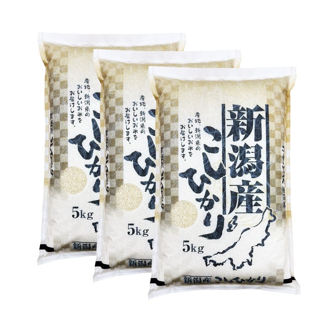 米 新潟産コシヒカリ 15kg お米 15キロ 令和7年産 白米 送料無料
