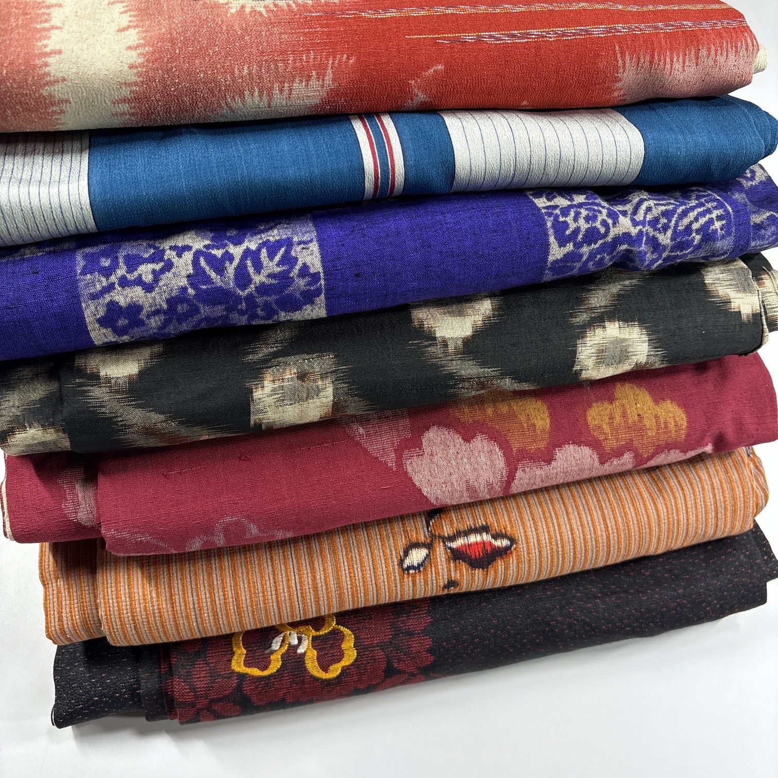 アンティーク 7枚 着物まとめ売り 同梱購入歓迎 リメイク用 着付け練習