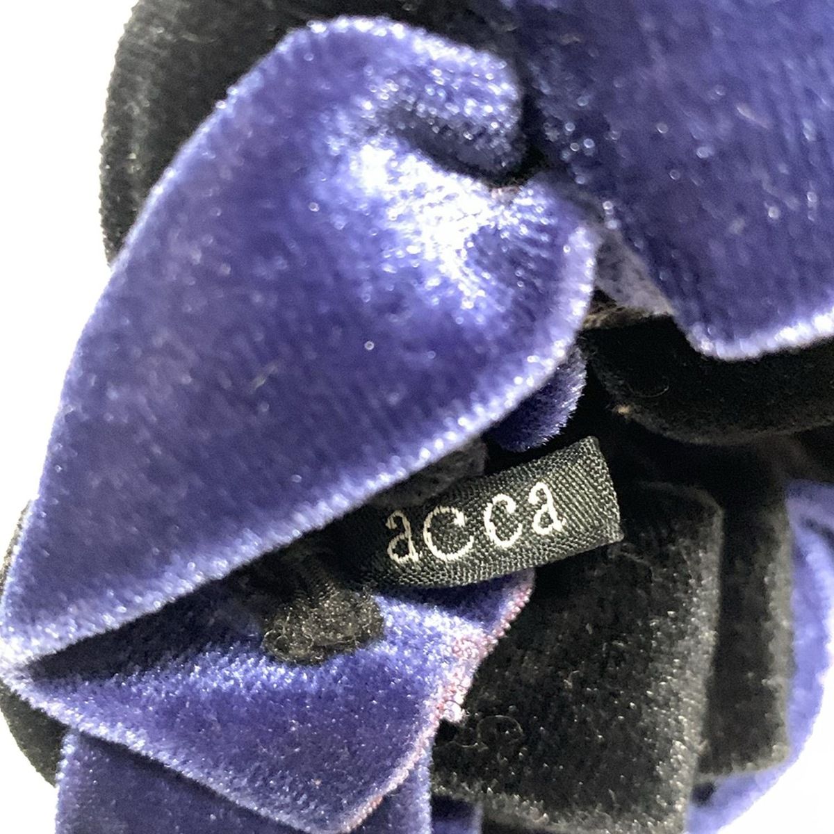 acca(アッカ) シュシュ - ネイビー×黒 - メルカリ