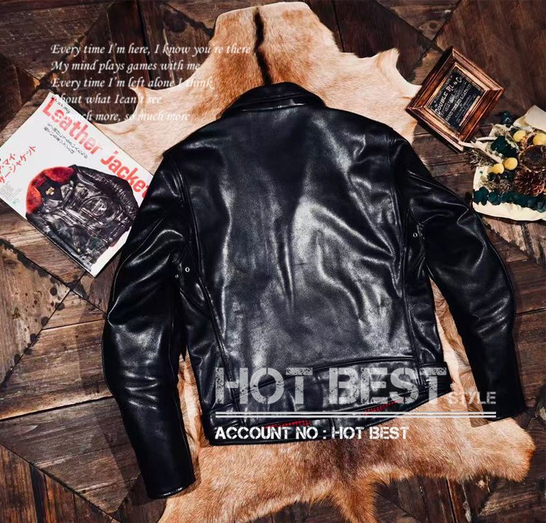 1.3mm 1.3mm カウハイド 復刻30'sスタイル レトロ シングルライダース