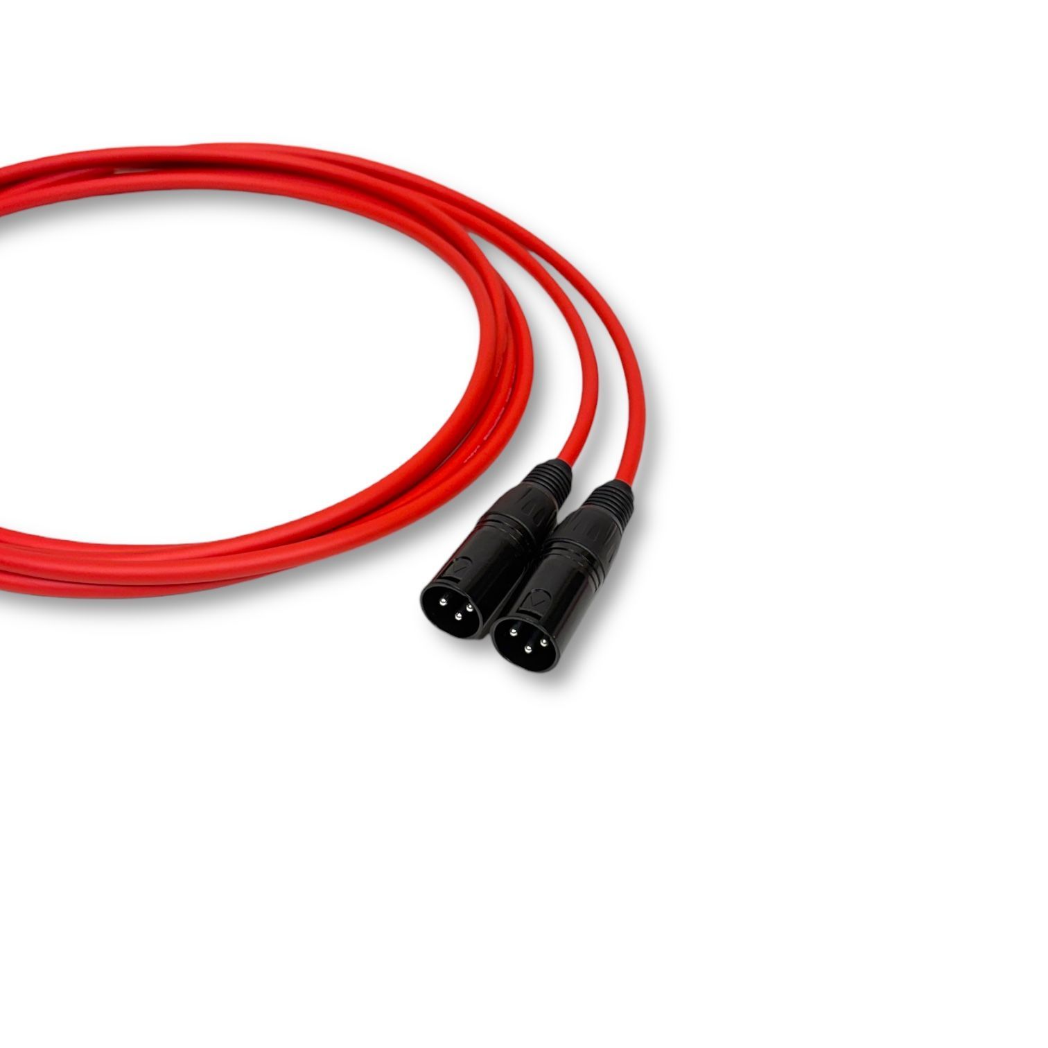 MOGAMI 2534 RED RCA XLR ケーブル 2m 2本セット - メルカリ