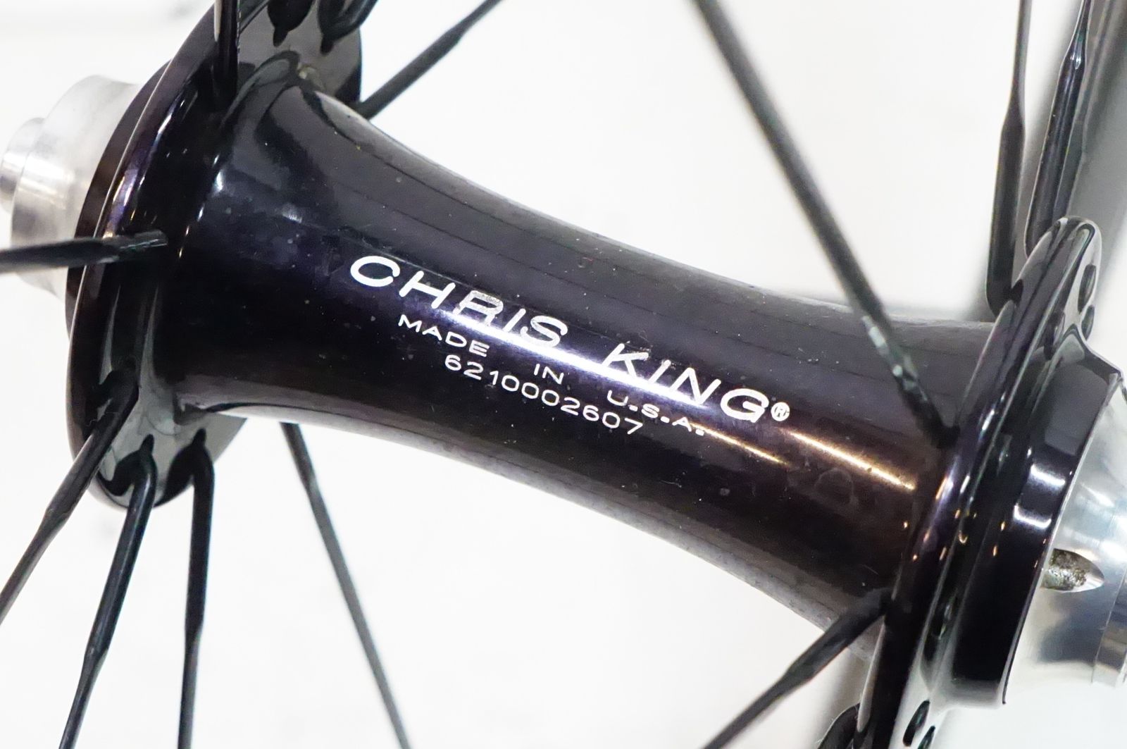 ブランド不明 45mmハイト カーボンチューブラー リム CHRIS KING ハブ