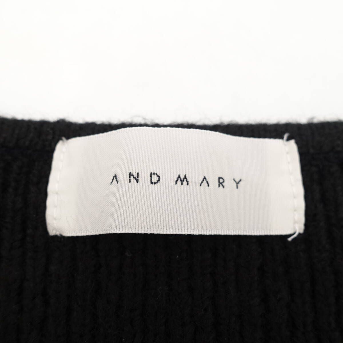 andmary セットアップ Lisa knit set up ブラック black 黒 Fサイズ