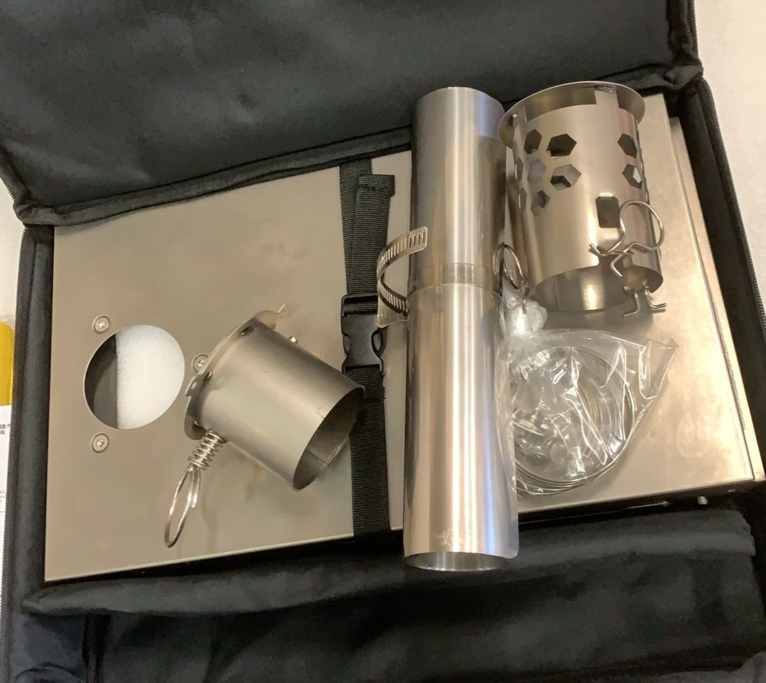 Soomloomチタン製折り畳み式薪ストーブ