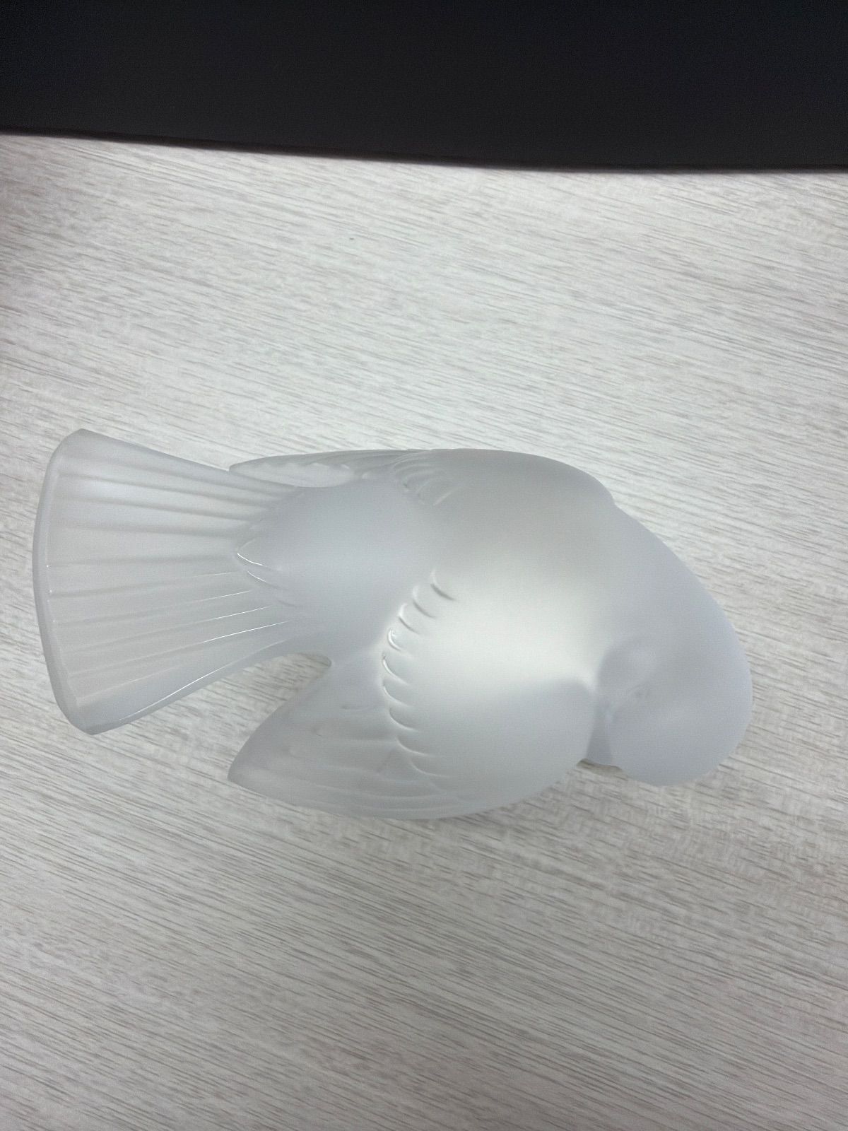 ラリック 雀 小鳥 スズメ クリスタル スズメ ペーパーウェイト 置物