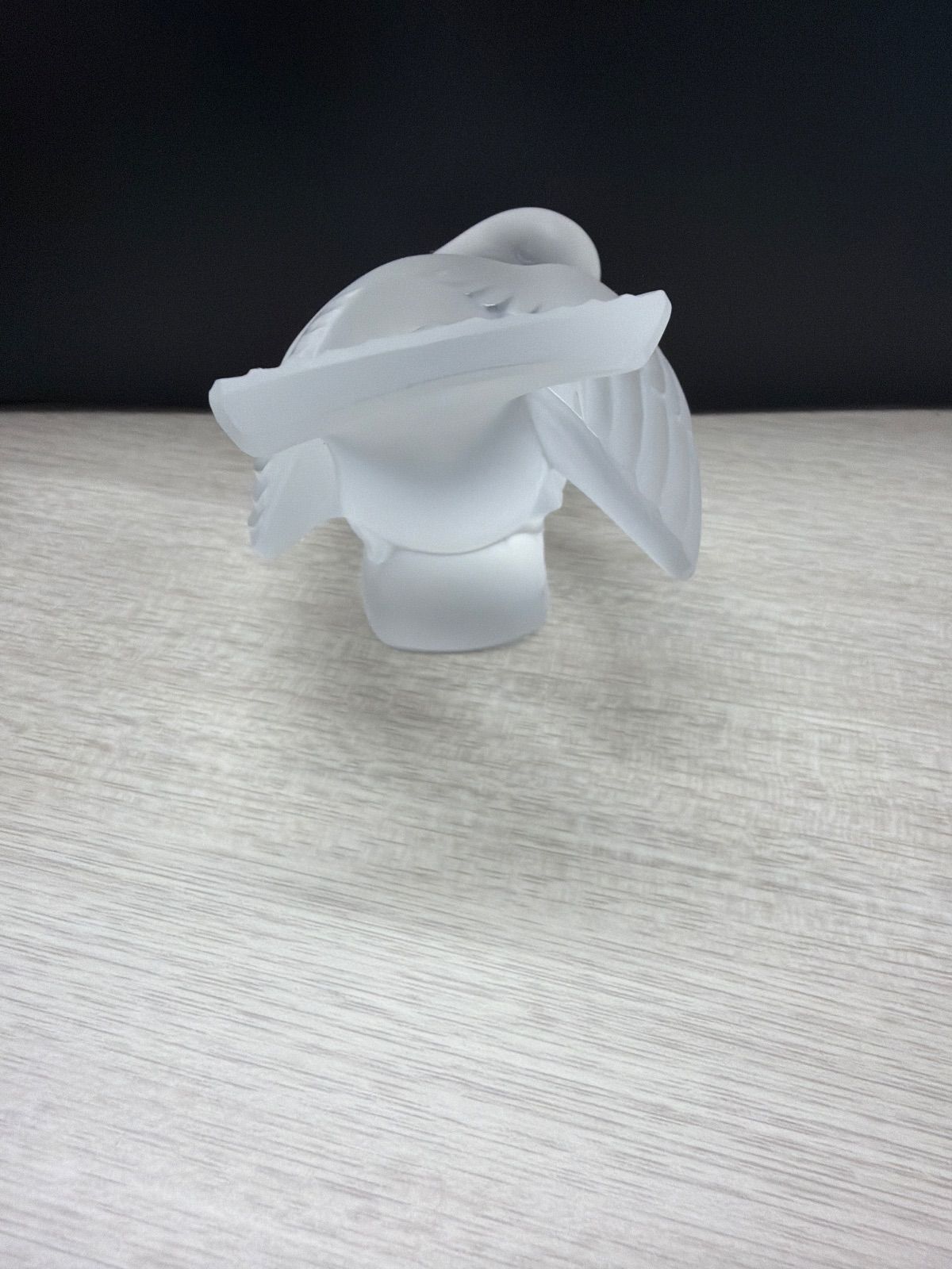 ラリック 雀 小鳥 スズメ クリスタル スズメ ペーパーウェイト 置物