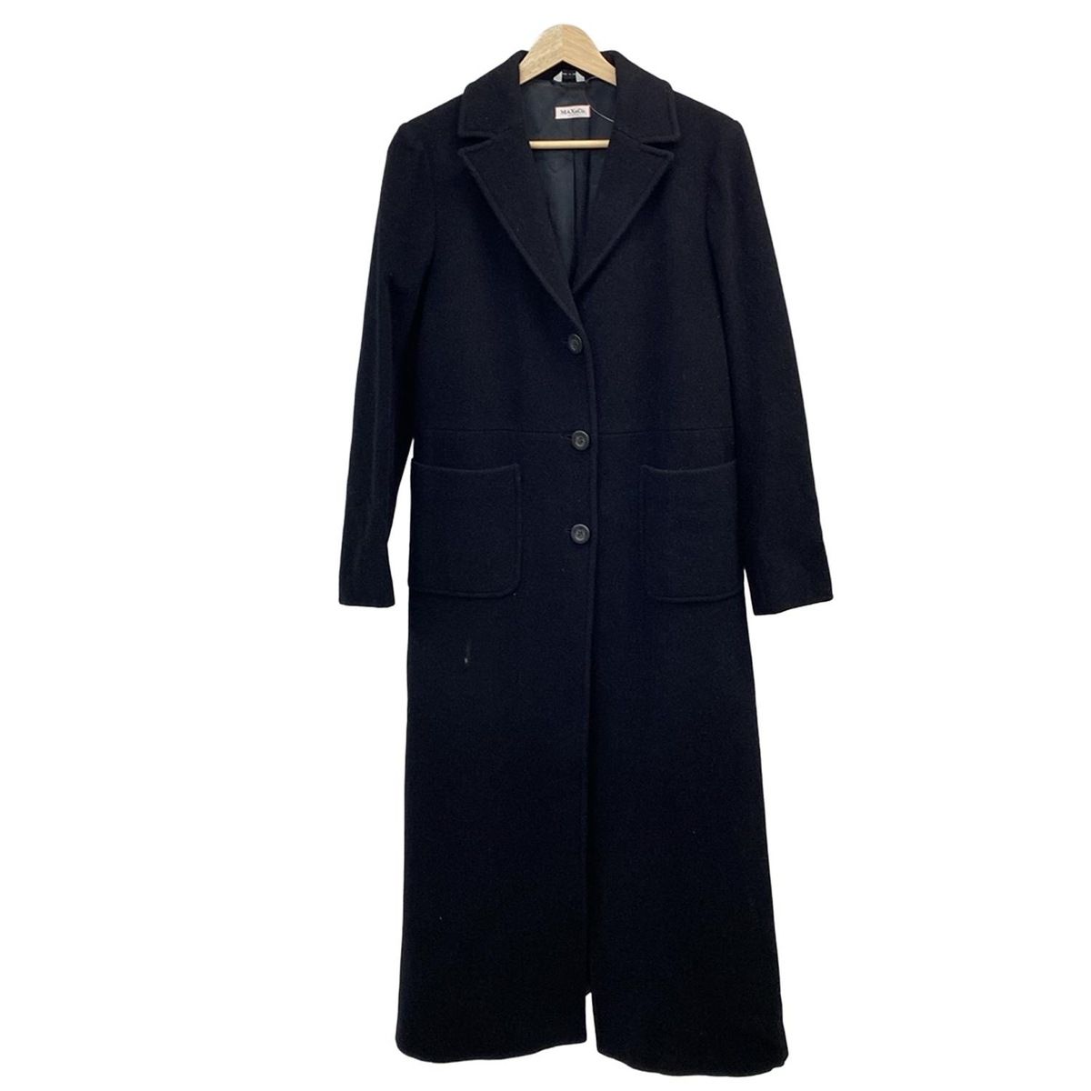 MAX-CO. マックス-コー コート サイズ40 M レディース - 黒 長袖 冬