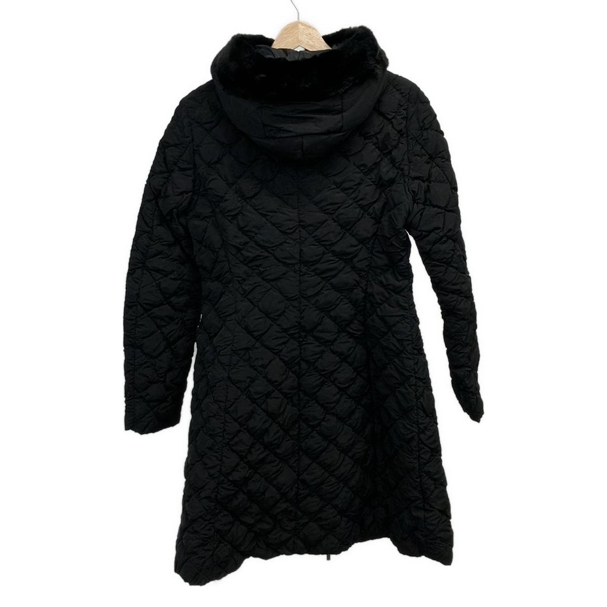 MONCLER モンクレール ダウンコート サイズ1 S レディース CACTIER 黒 長袖 ラビットファー 冬