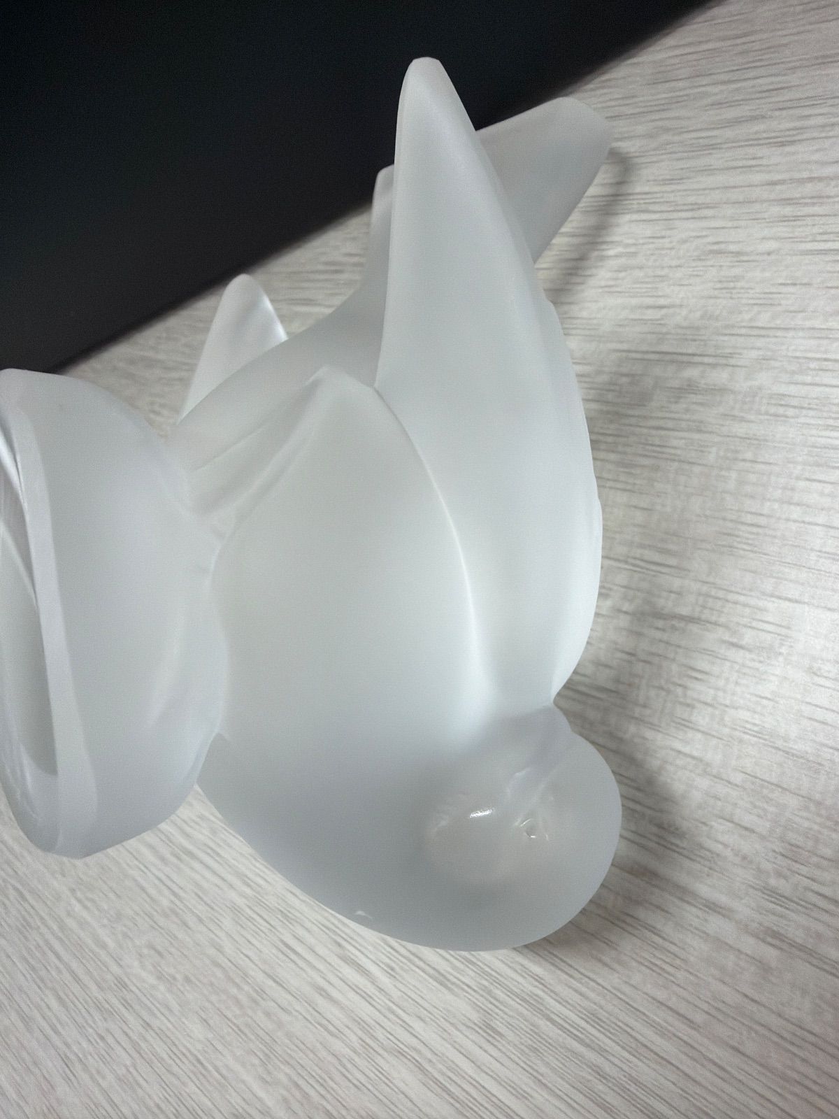 ラリック 雀 小鳥 スズメ クリスタル スズメ ペーパーウェイト 置物