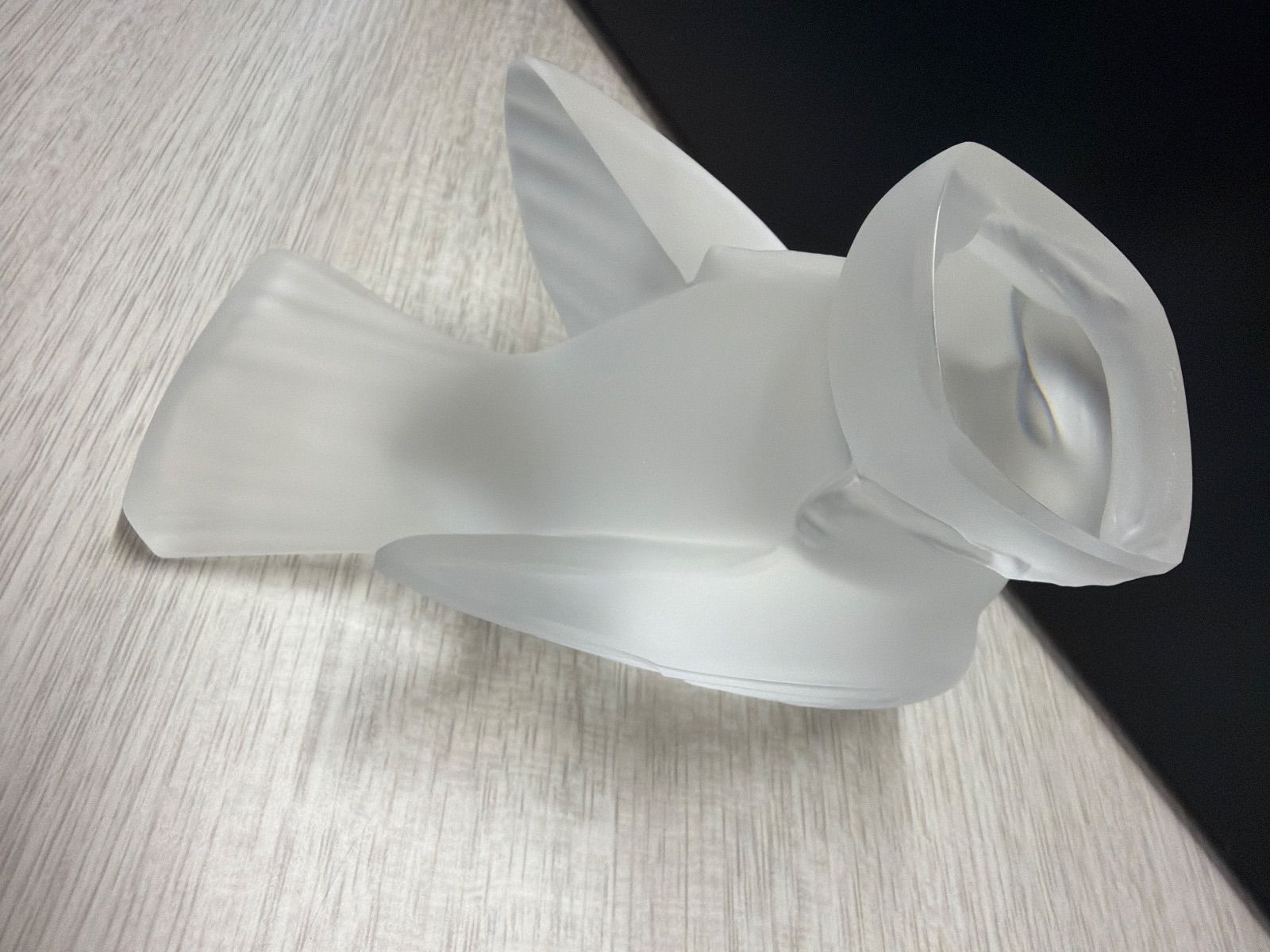 ラリック 雀 小鳥 スズメ クリスタル スズメ ペーパーウェイト 置物