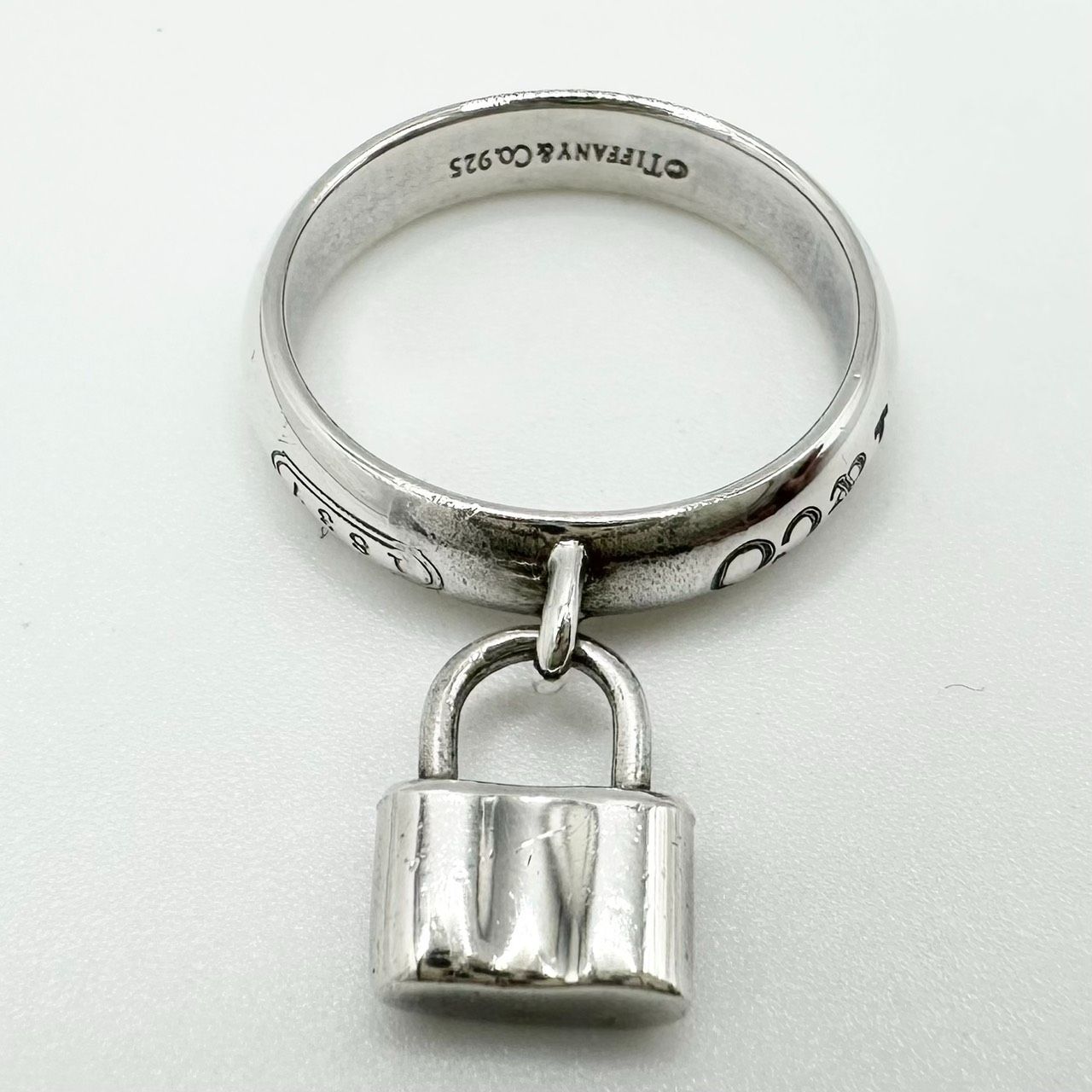 返品OK】TIFFANY&Co. 1837 ティファニー カデナ ロック 高品質 リング