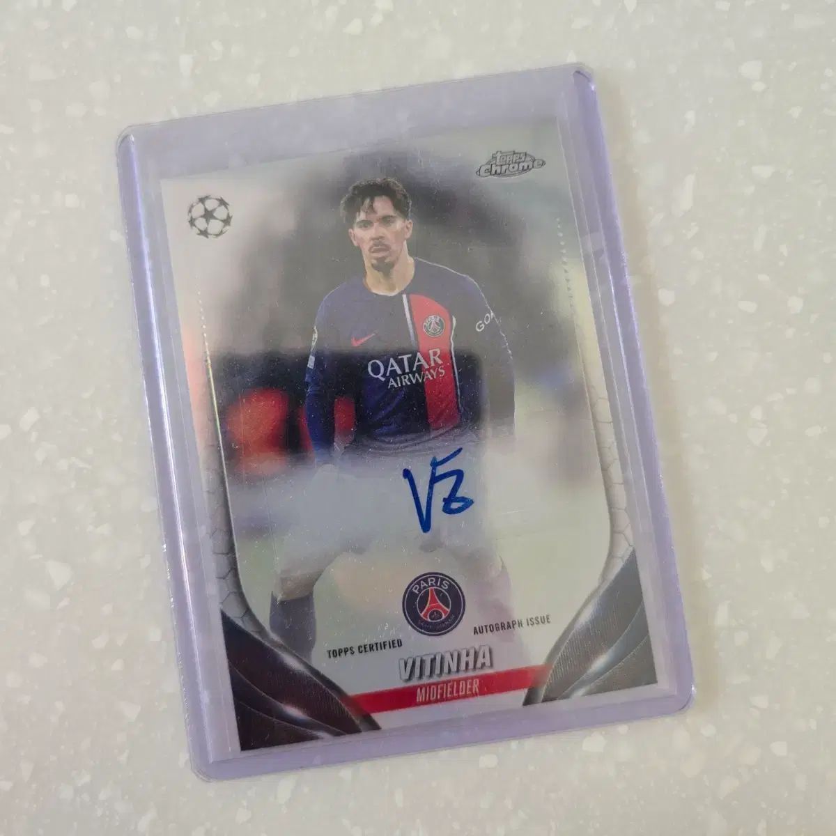 PSG パリ・サンジェルマン ビティーニャ サイン入り カード - メルカリ