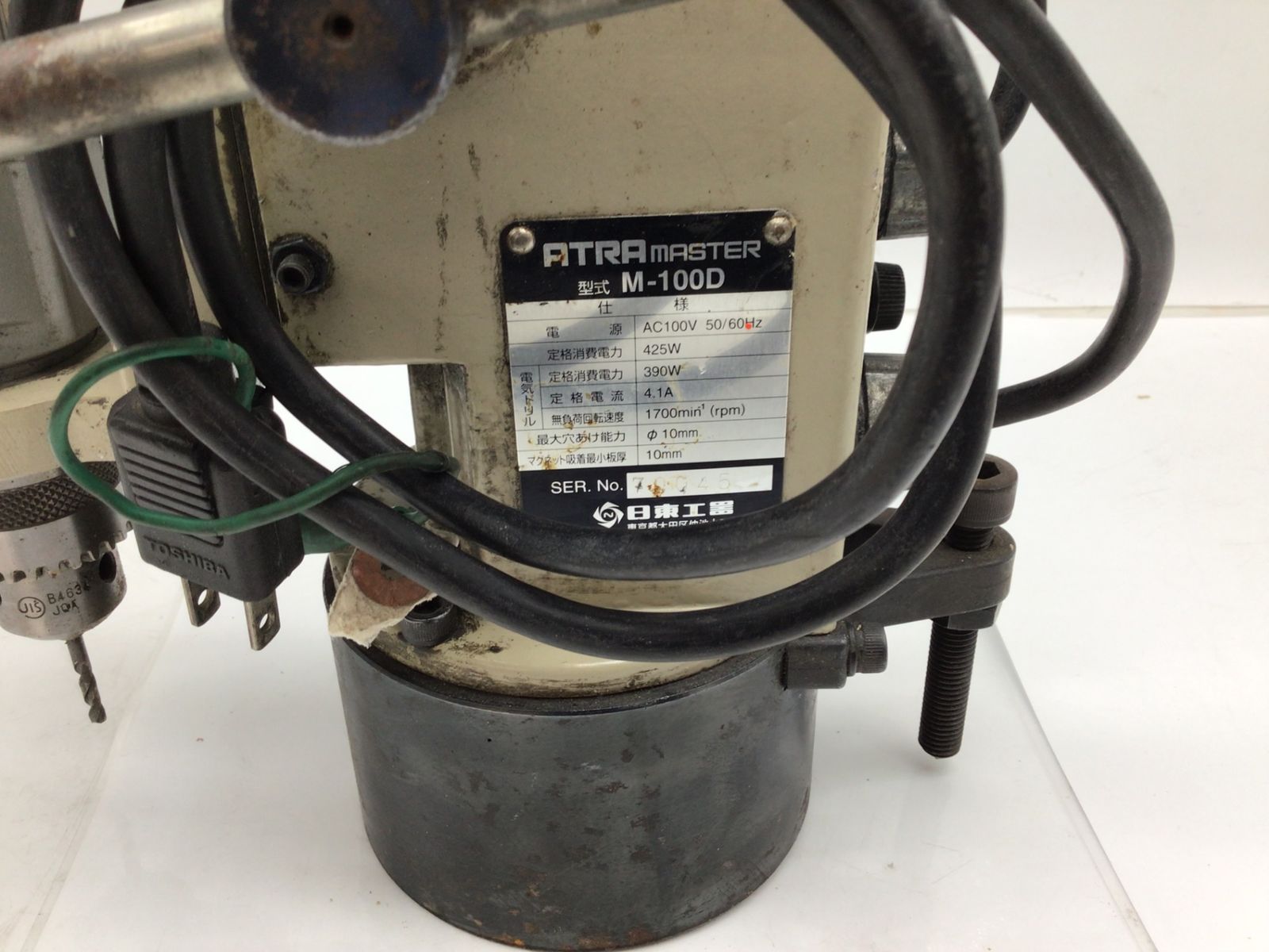 品 NITTO|日東工機 磁気ボール盤アトラマスター M-100 D エコツー M 02