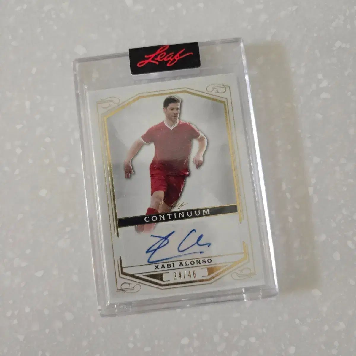 leaf 발행 サビ アロンソ サイン入りカード
