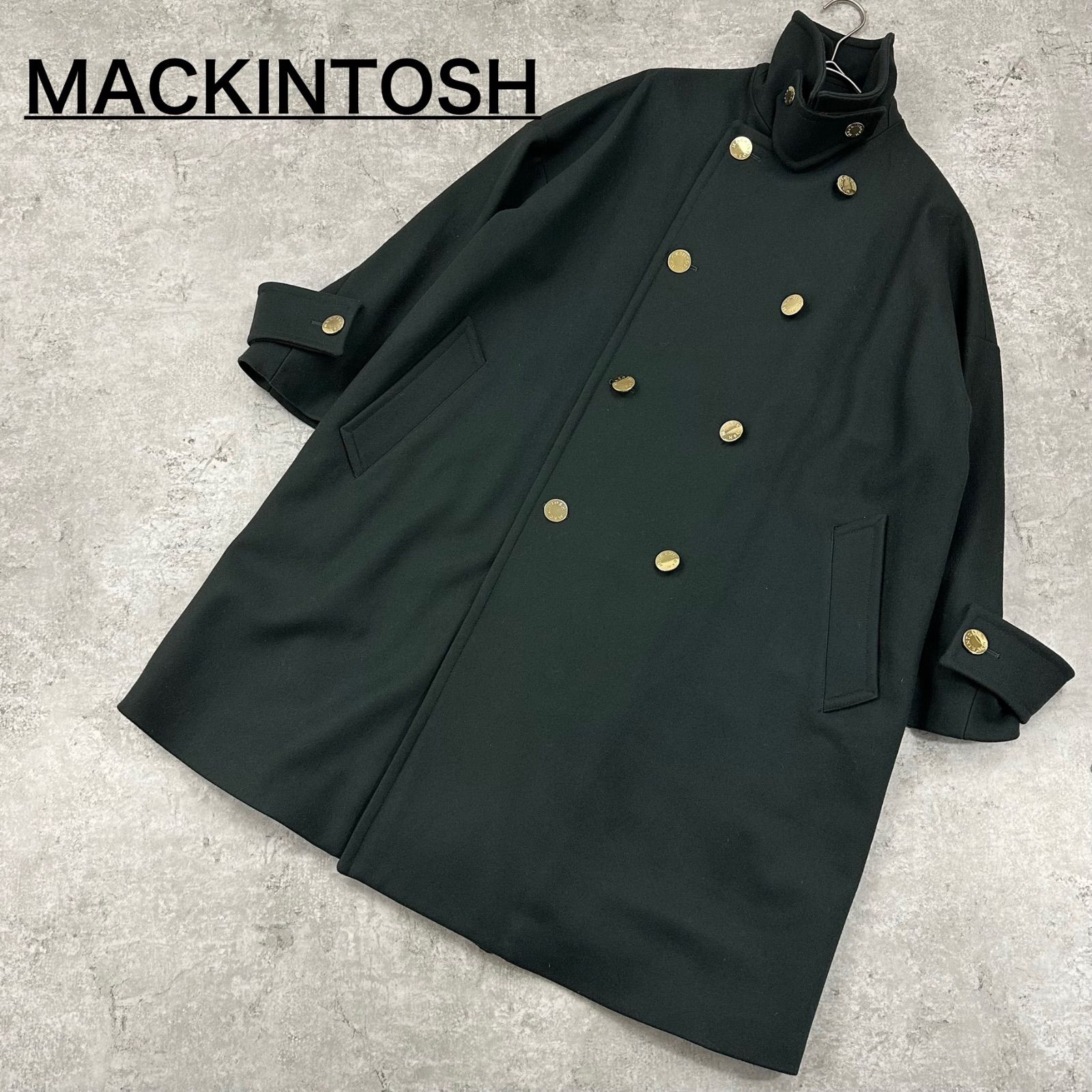 【美品】 Mackintosh HUMBIE DOUBLE コート 金ボタン 美品】マッキントッシュ HUMBIE DOUBLE 金ボタン ハンビーコート