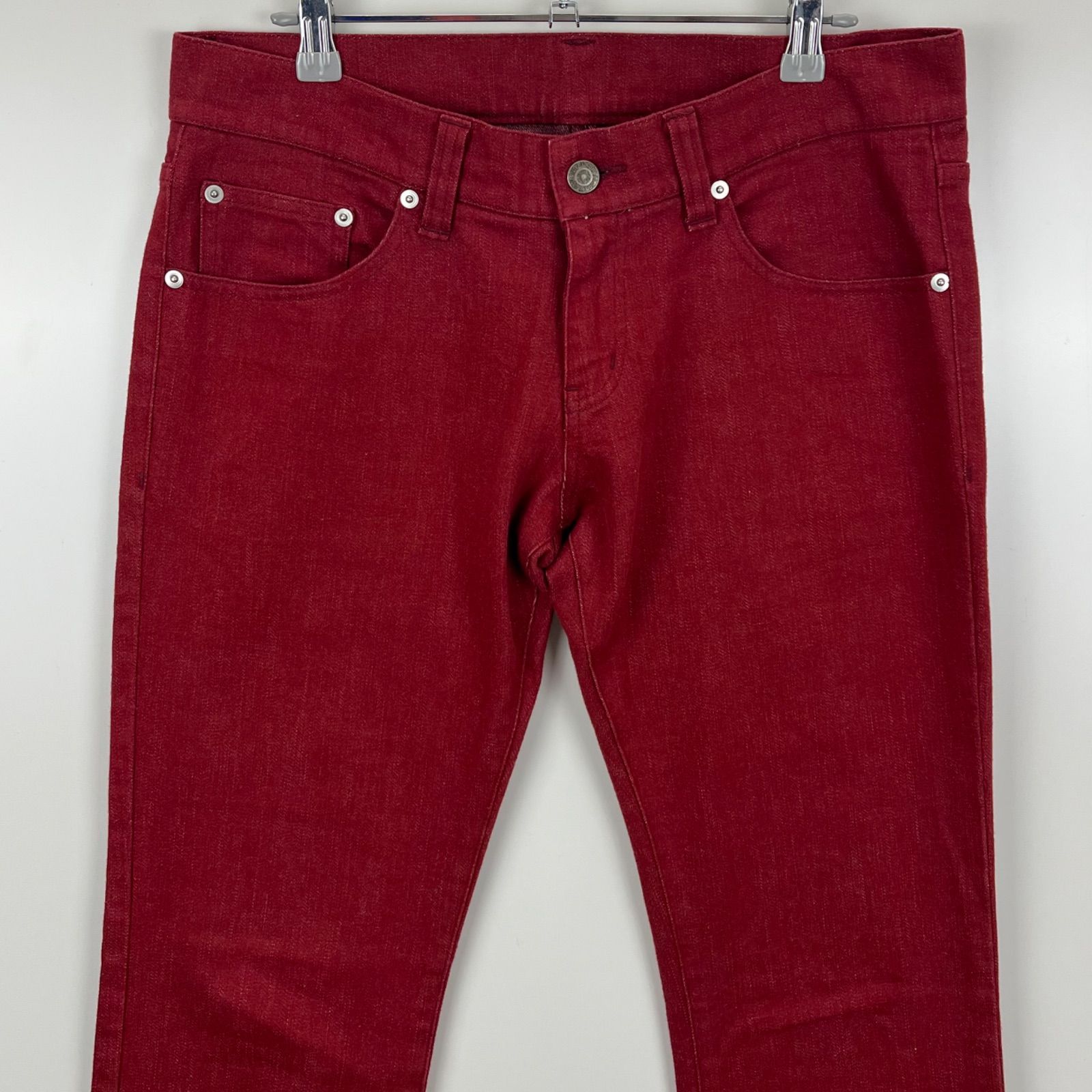 トルネードマート　フレアデニムパンツ レッド TORNADO MART(トルネードマート) 00's フレア デザイン デニムパンツ