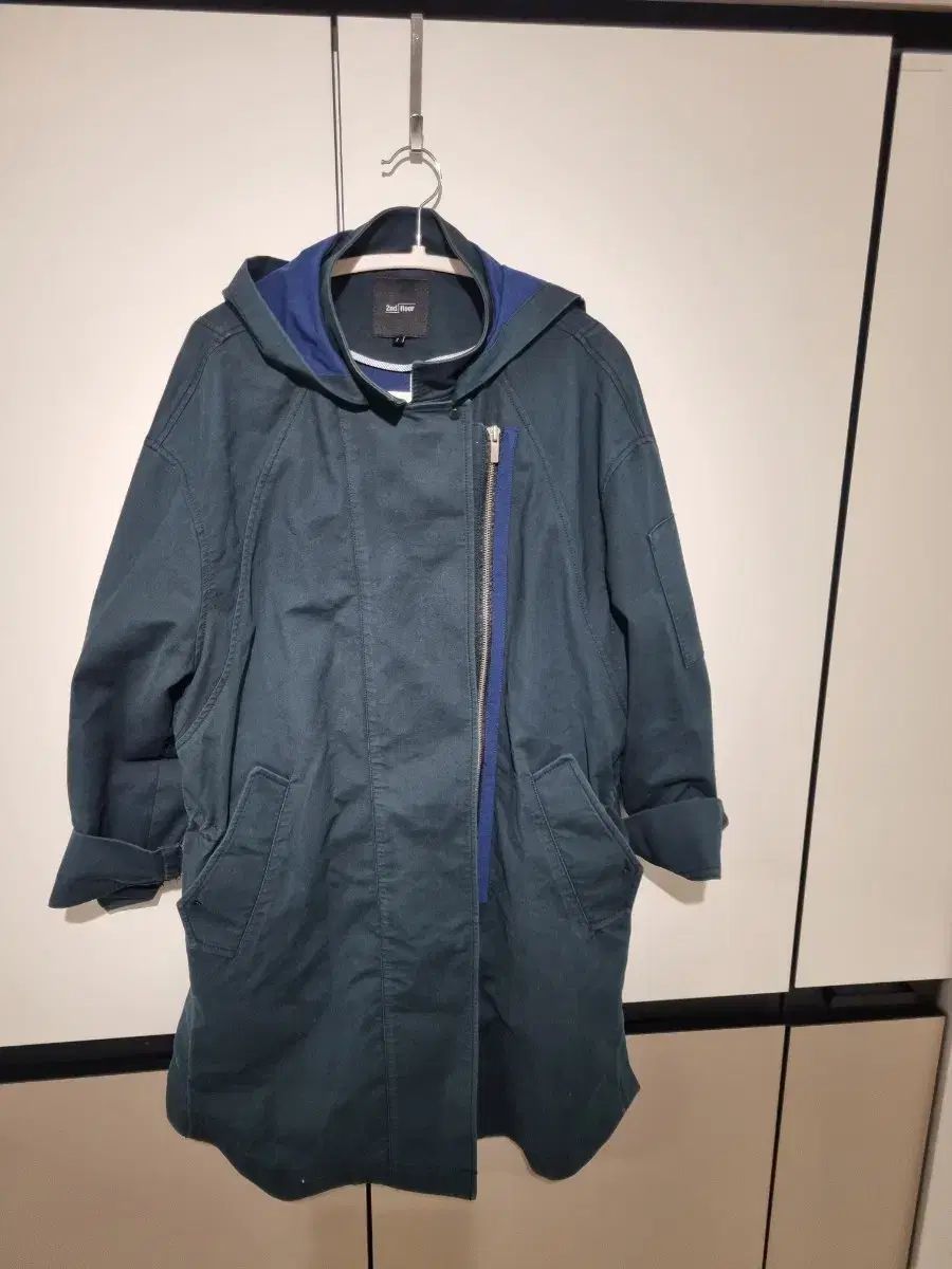 ハンサム 2 nd Floor フード マウンテンパーカー アウター ネイビー