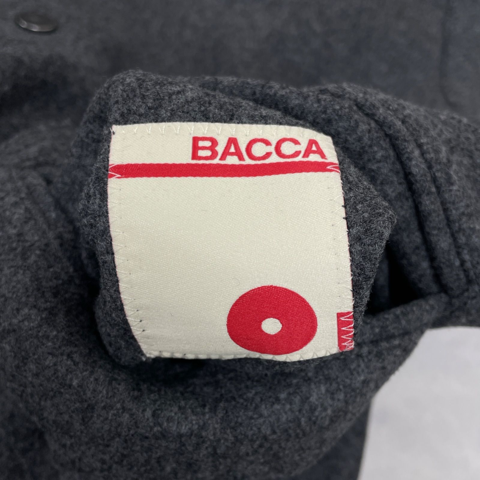 BACCA ボタン付きロングベスト BACCA バッカ ダブルクロスヘビーメルトン ミドルベスト ロングベスト
