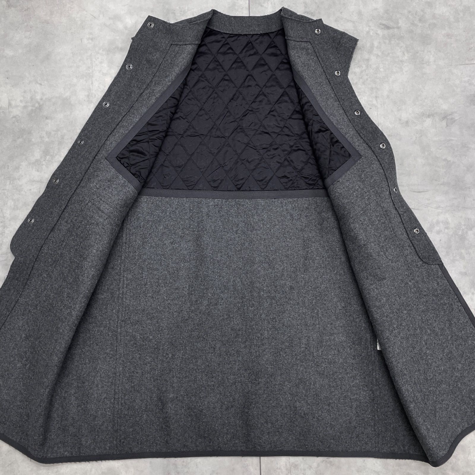 BACCA バッカ ダブルクロスヘビーメルトン ミドルベスト ロングベスト