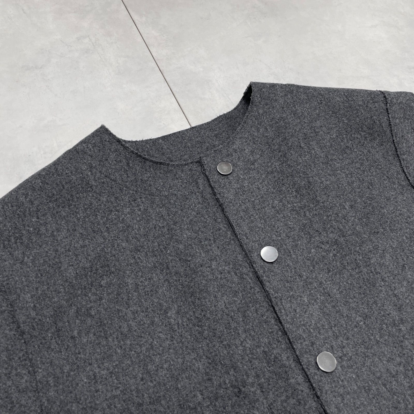 BACCA バッカ ダブルクロスヘビーメルトン ミドルベスト ロングベスト