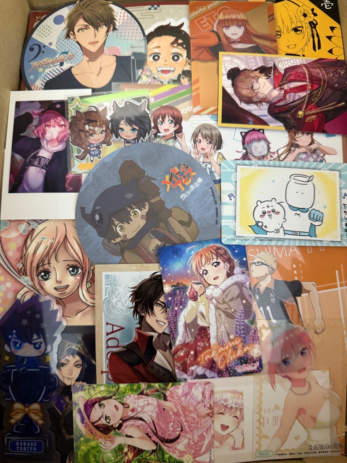 紙類 アニメ ゲーム まとめ売り 大量 コースター ポストカード カード