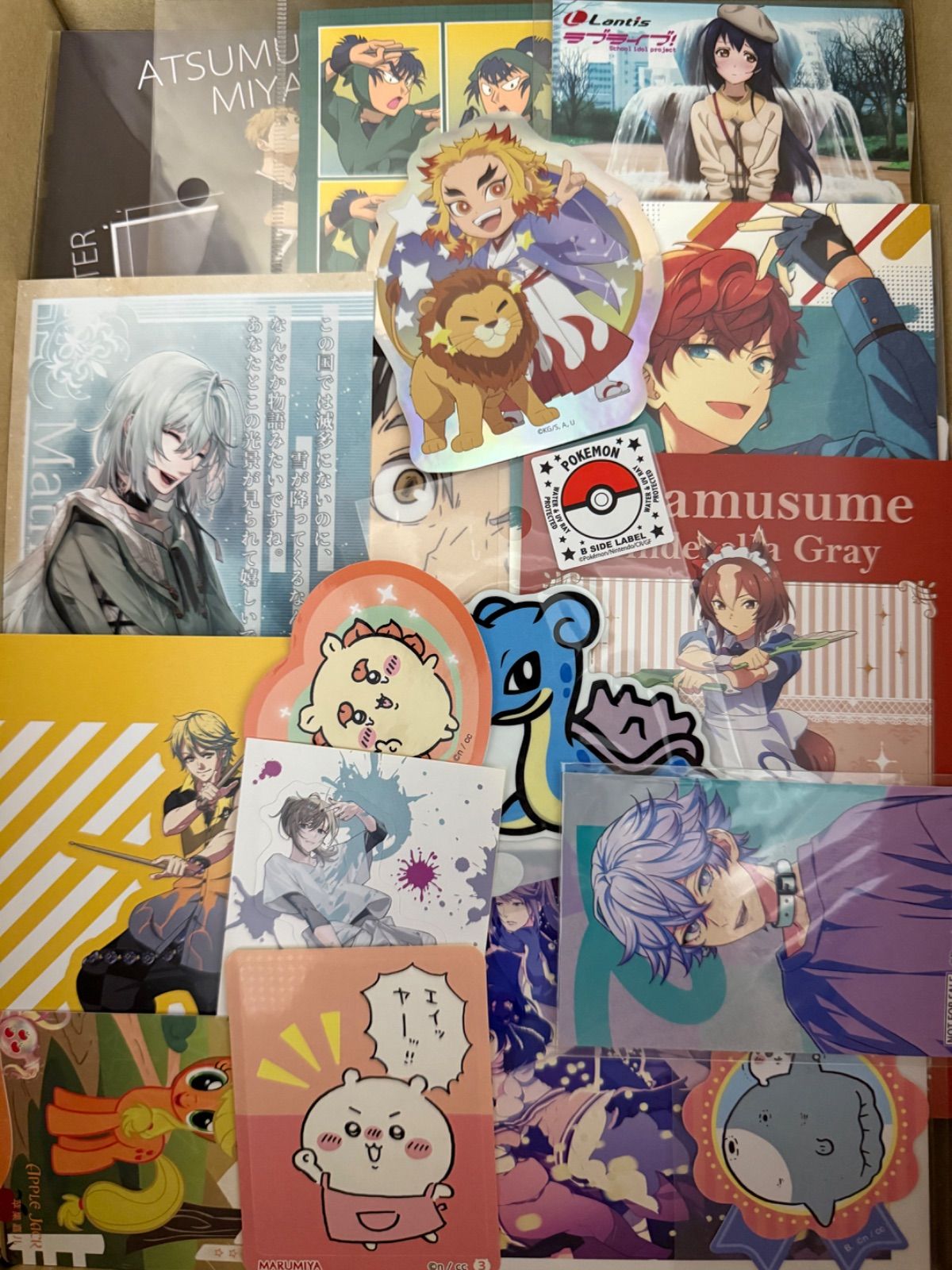 紙類 アニメ ゲーム まとめ売り 大量 コースター ポストカード カード