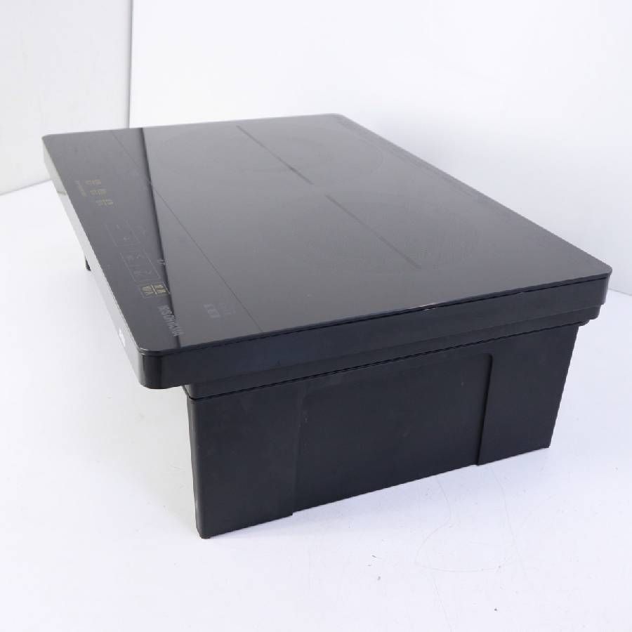 生活家電 美品 アイリスオーヤマ 2口IHクッキングヒーター 脚付き 