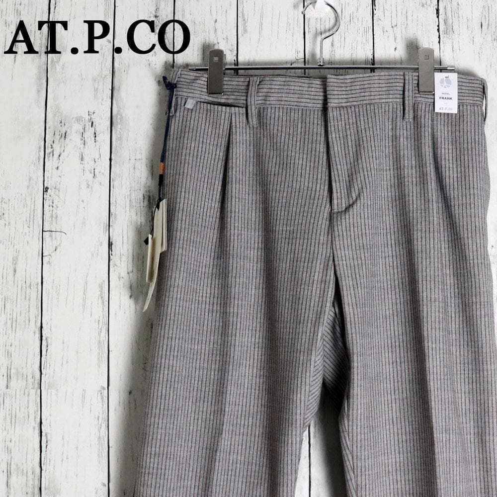 【タグ付未使用品】ATPCO イタリアブランド アティピコ スタライプパンツ タグ付未使用品】ATPCO イタリアブランド アティピコ スタライプパンツ