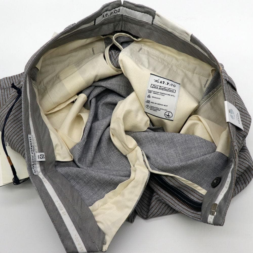 タグ付未使用品】ATPCO イタリアブランド アティピコ スタライプパンツ