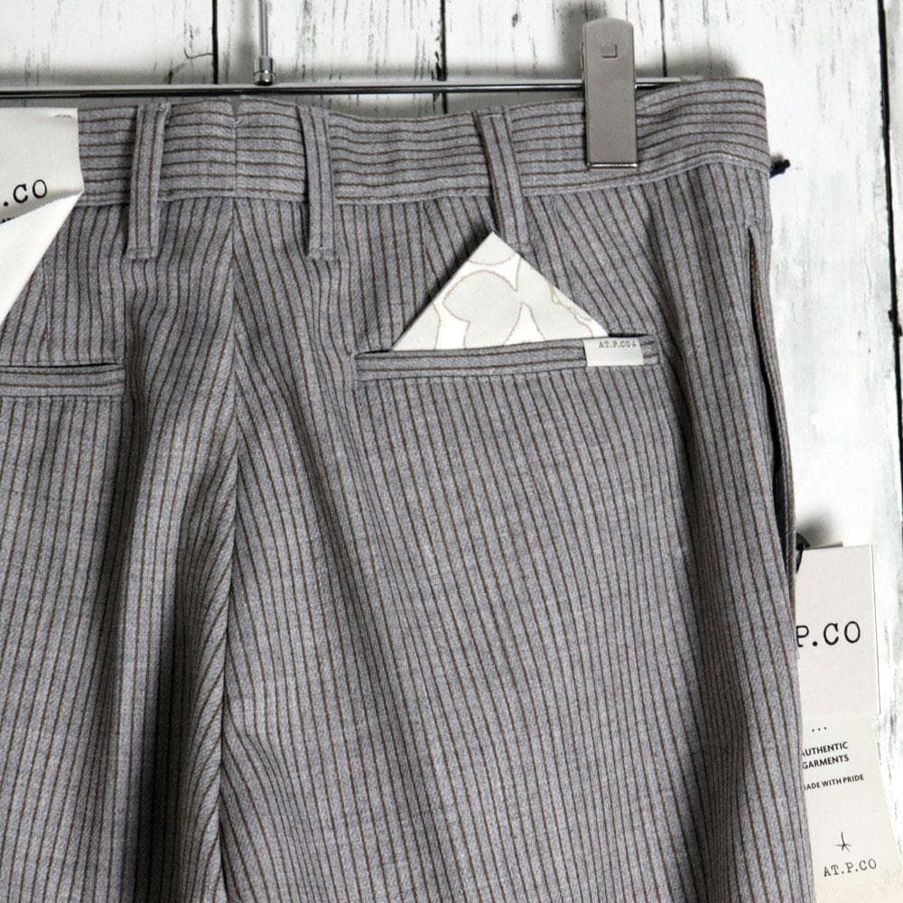 タグ付未使用品】ATPCO イタリアブランド アティピコ スタライプパンツ