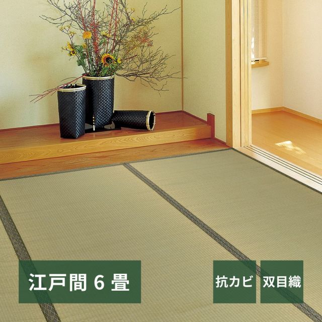 い草カーペット 柳川（やながわ） 江戸間 6帖（261×352） 【公式通販】