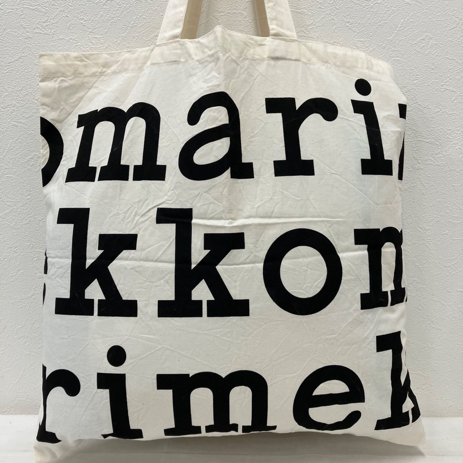 7199 marimekko マリメッコ トートバッグ ノベルティ ロゴ 総柄 