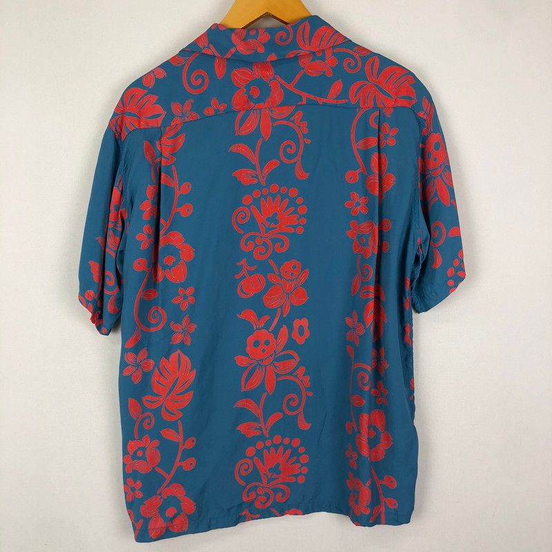 品 SUN SURF サンサーフ RAYON SHIRT SKULL BORDER SS 38806 ナイロン ハワイアン シャツ スカル ボーダー 半袖 トップス 145-251205-ks-13-tei