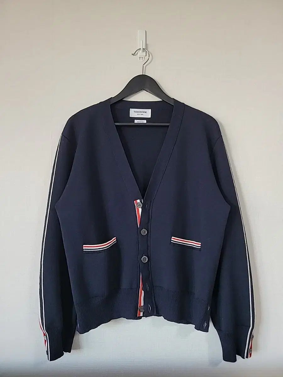 トムブラウン ミラノステッチ Part マルチプル ライニング メリノウール カーディガン